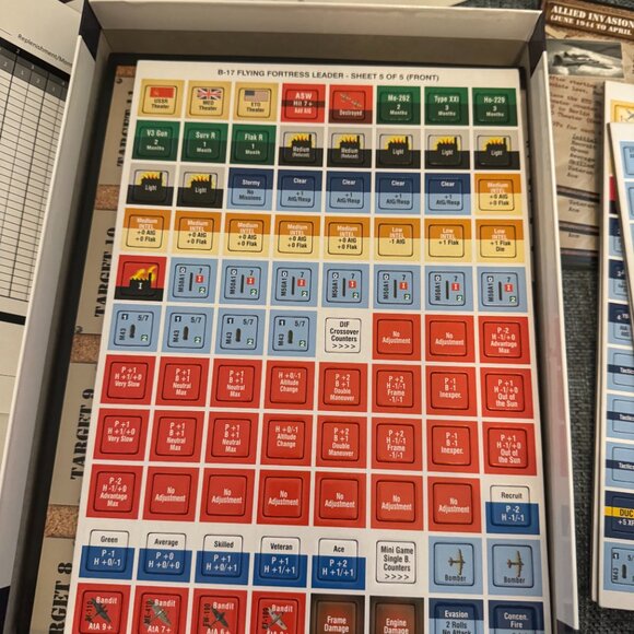 B-17 Flying Fortress Leader (open, unpunched) DVG Games & Draco Ideas - Picture 12 of 16